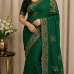 “Elegant Bridal Silk Saree”