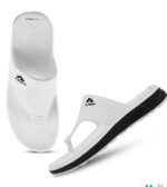 ADDA PU-HUMMER PLUS Men White PU Flip-Flops - Image 2