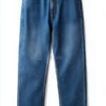 Men's / Women's Classic Mid-Wash Straight Leg Denim Jeans