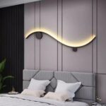 Modern Wave LED Wall Light / Designer Wave Wall Lamp