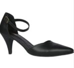 Premium Ladies Black Heel Sandal – Comfortable Fit