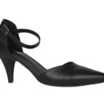 Premium Ladies Black Heel Sandal – Comfortable Fit