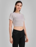 Trendy Crop Top Women T-Shirt - Image 3