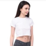 Trendy Crop Top Women T-Shirt