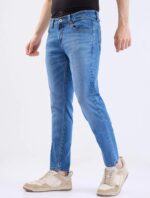 Men Stylish Blue Denim Jeans - Image 4