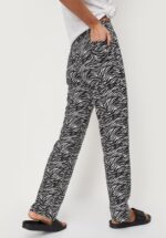 Women Zebra Print Lounge Pants | Soft Cotton Nightwear Pajama (Pack of 2) | Comfortable Casual Wear - Image 4