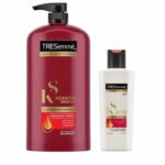 This TRESemmé shampoo is formulated with keratin and argan oil to help control frizz for up to 72 hours 100ml