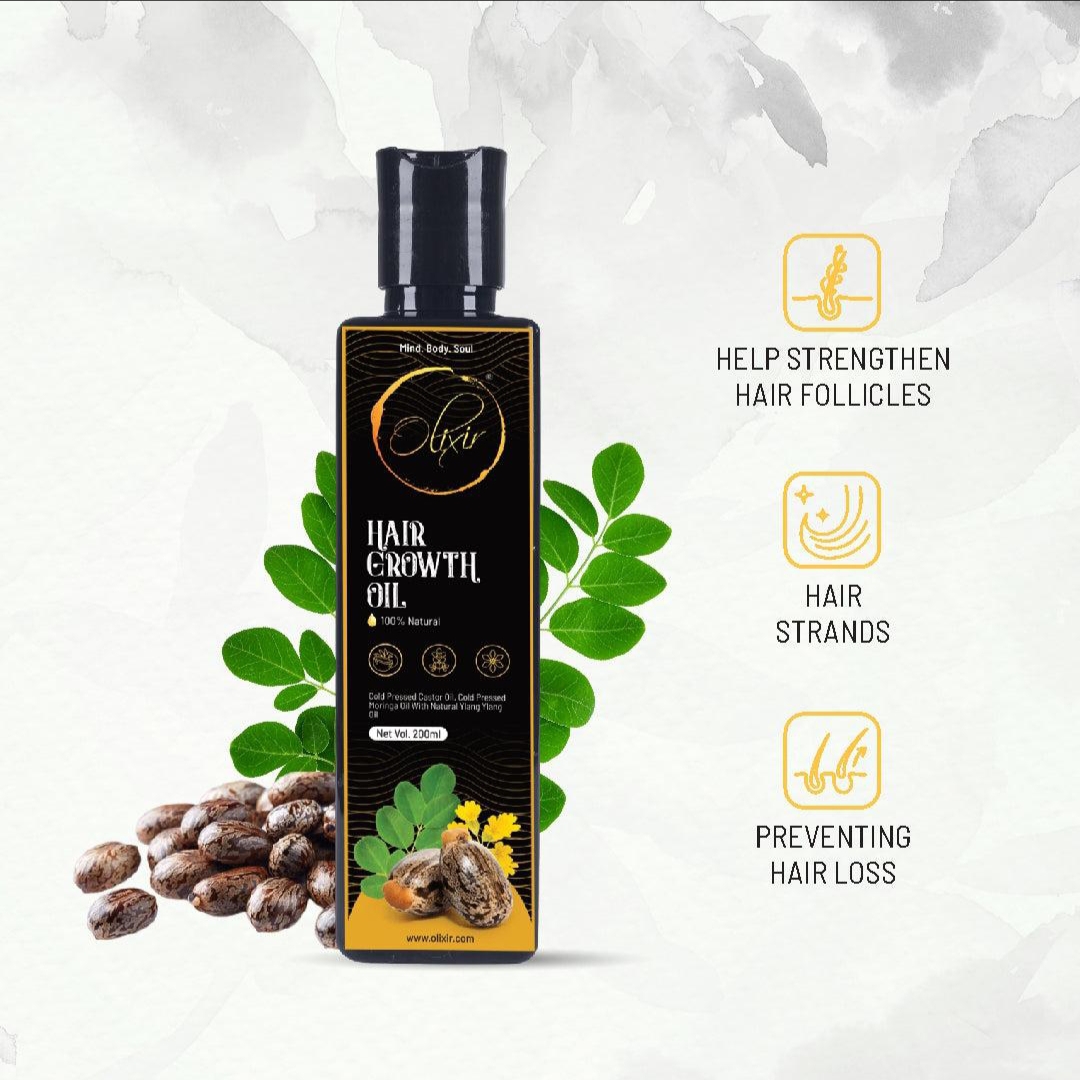 Oplus_131072 This is Olixir Hair Growth Oil, a 200ml product priced around - Image 1