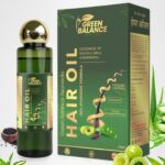 Green Balance Ayurveda Hair Oil, a 100% Ayurvedic formula designed for men and women. 100ml