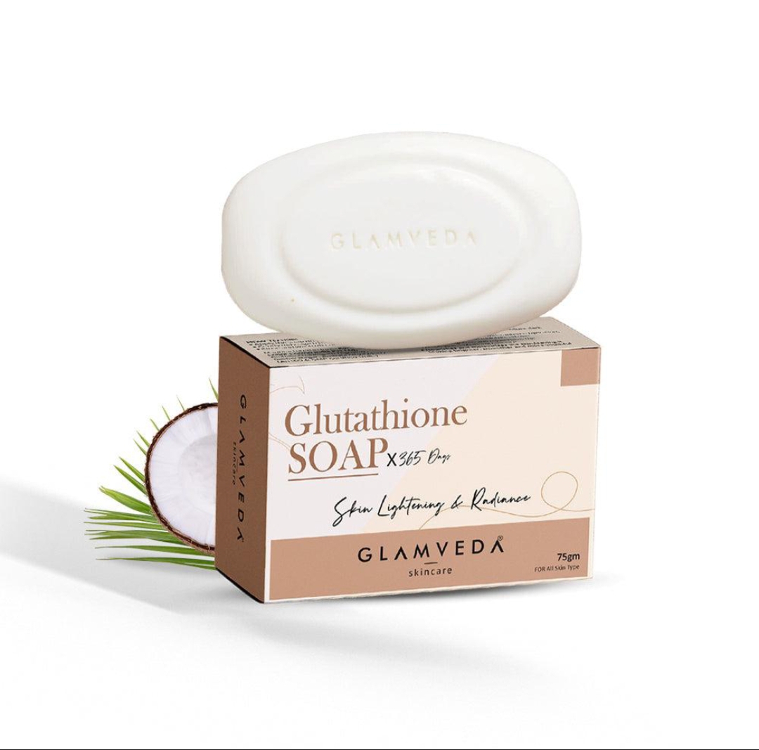 Oplus_131072 This is a Glamveda Glutathione Skin Lightening Soap. 75gm - Image 1