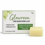 This is a 75g Glowreen Glutathione Skin Brightening Soap bar and box. 75gm - Image 3