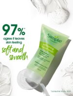 Simple Refreshing Facial Wash 150ml | Gentle Face Cleanser for Soft & Fresh Skin - Image 3