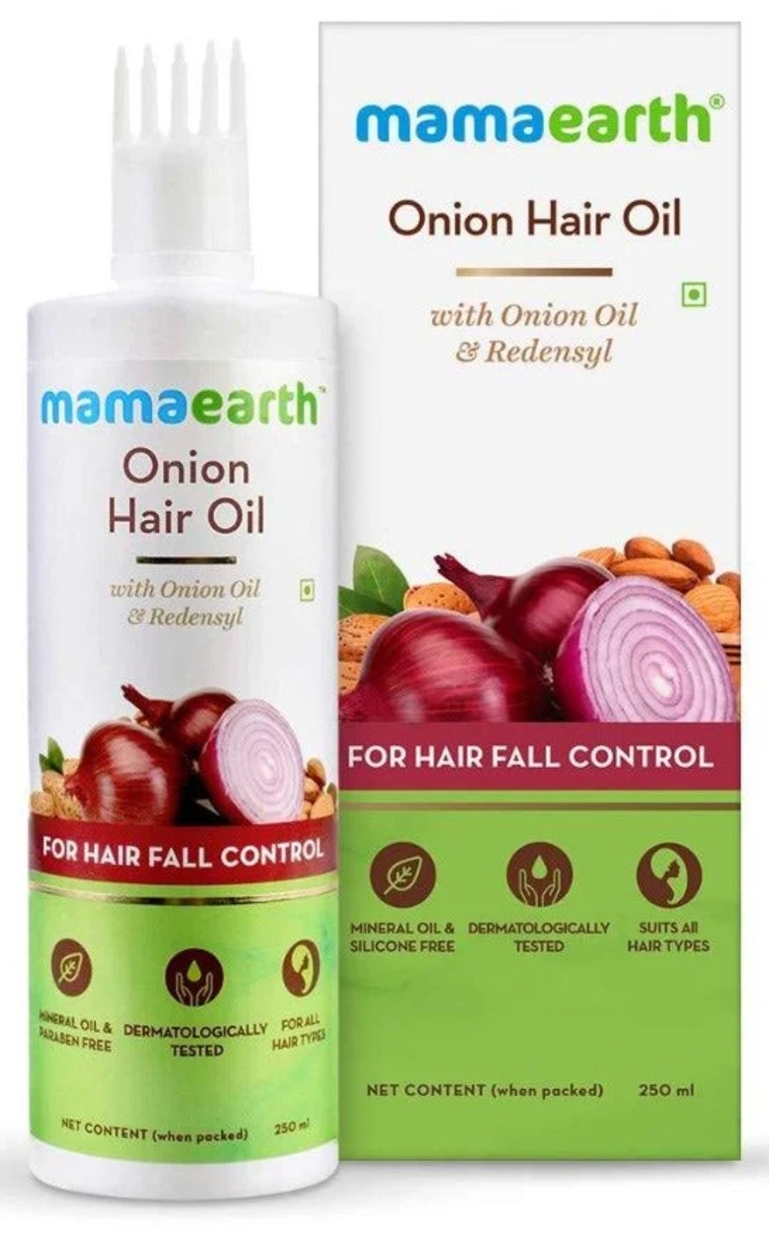 Oplus_131072 “Ayurvedic Onion Hair Oil – Hair Fall Control, Regrowth & Dandruff Care | Natural Herbal Oil” - Image 1