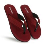 Trendy Red Casual Flip-Flops for Outdoor Use