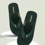 Premium Dark Green Casual Flip-Flops for Men