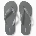 Grey Lightweight Daily Flip-Flops