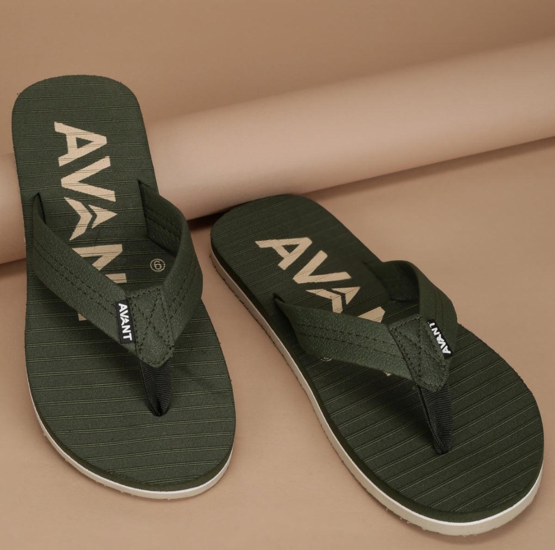 Oplus_131072 Avant Green Casual Flip-Flops - Image 1