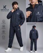Men’s Waterproof Rain Suit Set (Jacket + Pant) | Windproof Hooded Rainwear | Krystle Style - Image 2