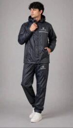 Men’s Waterproof Rain Suit Set (Jacket + Pant) | Windproof Hooded Rainwear | Krystle Style