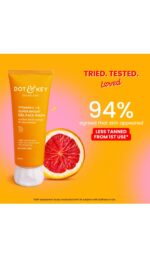 Dot & Key Vitamin C + E Super Bright Gel Face Wash (Skin Brightening & Glow) - Image 3