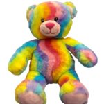 Rainbow Colorful Teddy Bear Soft Plush Toy for Kids