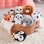 Cute Animal Plush Toys Combo Basket Set. 1pic 85₹