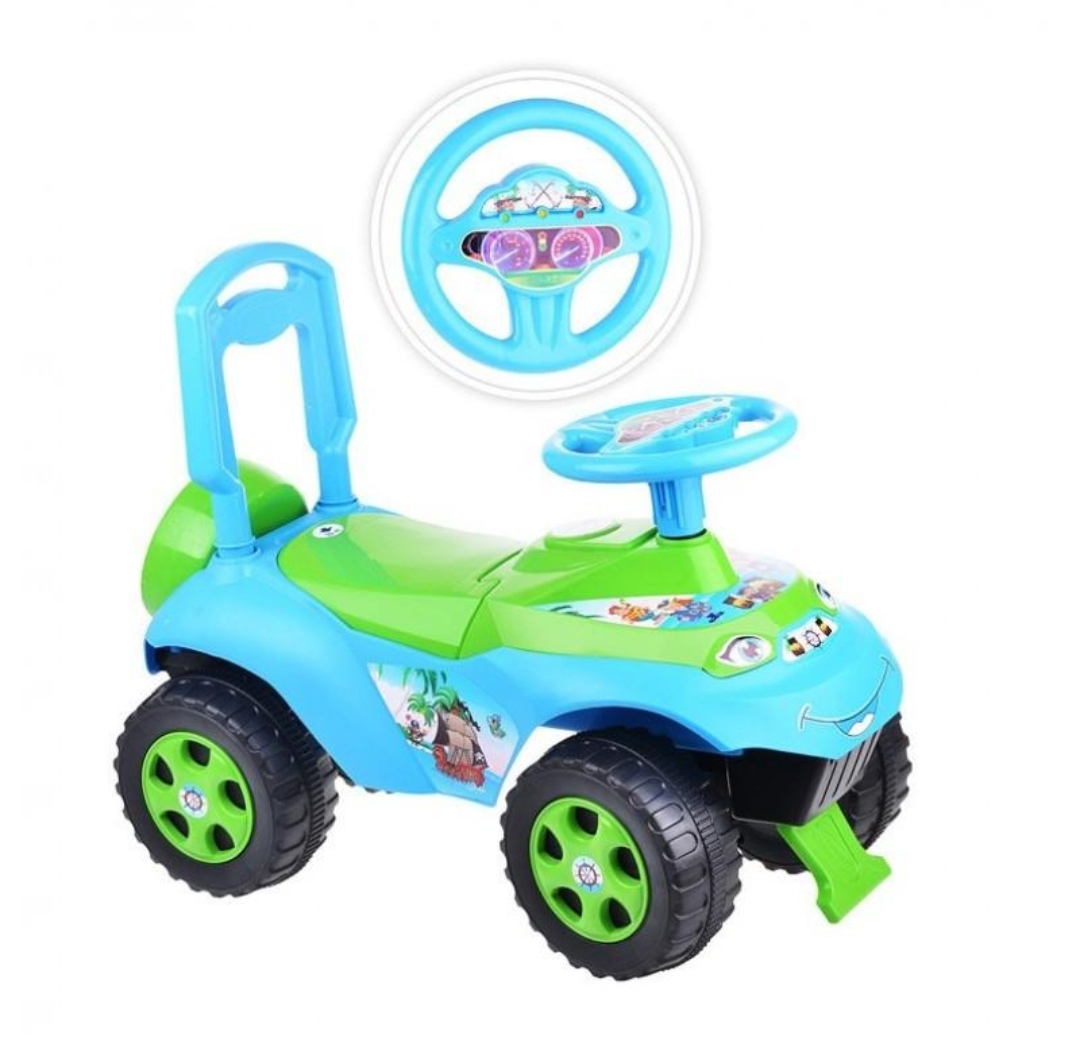 Oplus_131072 Kids Ride-On Push Car Toy with Steering Wheel - Image 1