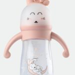 Cute Bunny Baby Feeding Bottle with Silicone Nipple