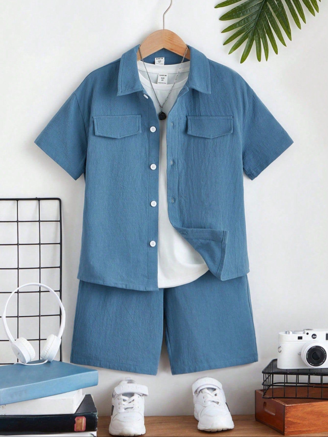 Oplus_131072 Kids Printed Cotton Clothes Set (Soft & Comfortable) - Image 1