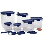 6-Container Pantry Set with Accessories (Navy Blue)