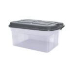 Large Clear Storage Box with Locking Lid & Handle - Image 2