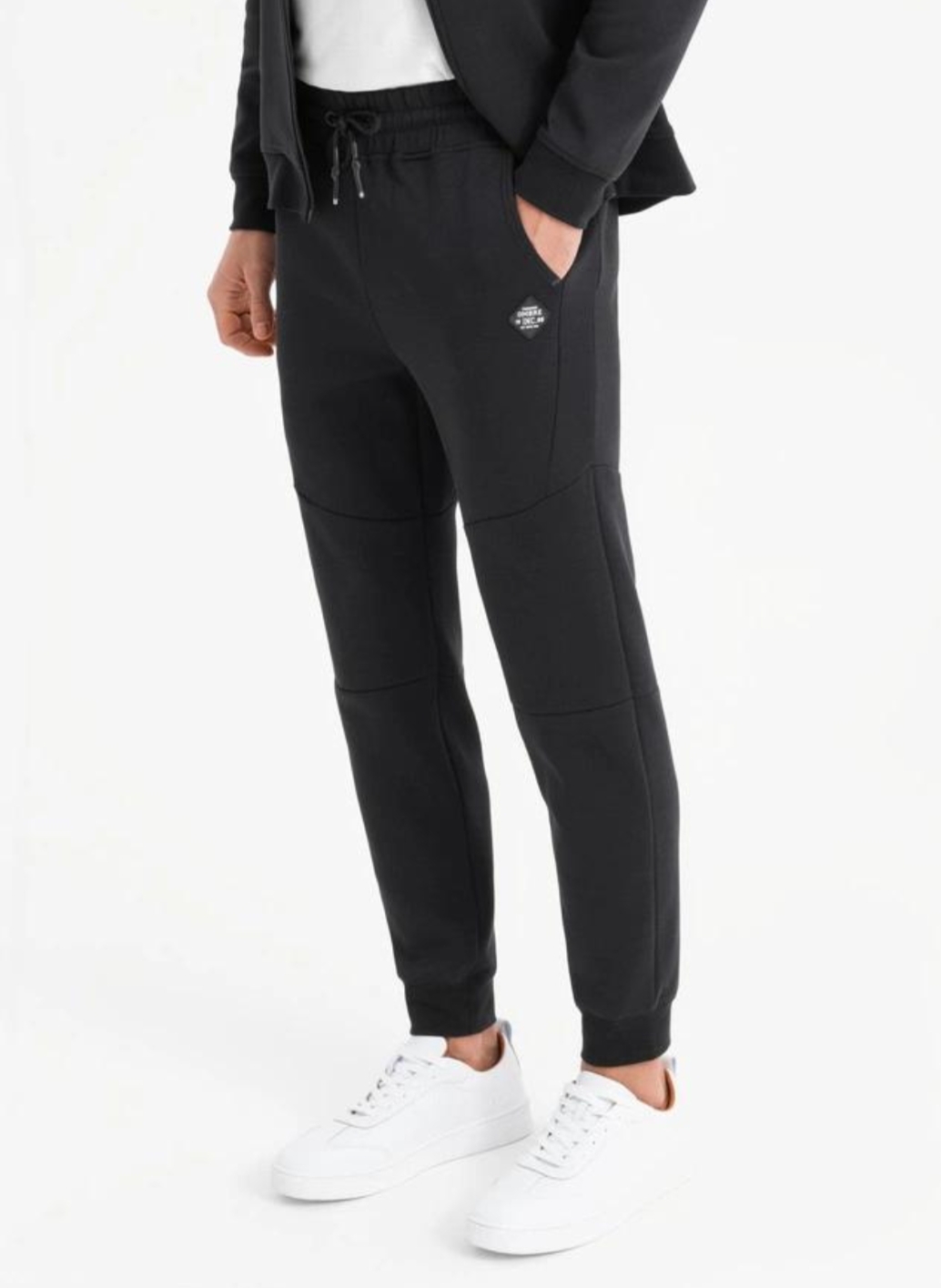 Oplus_131072 Luxury Dark Grey Joggers (Stretchable & Stylish Fit) - Image 1