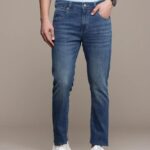 Slim Fit Blue Denim Jeans (Stretchable)