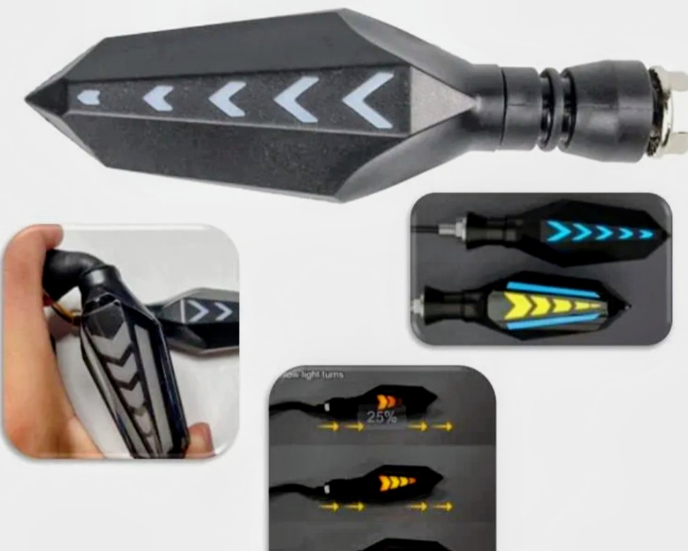 Screenshot_20260613-195252_Google~2 : Universal Motorcycle LED Arrow Indicator Light | Sequential Flow Turn Signal (Black) - Image 1