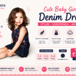 “Kids Sleeveless Frock with Design”