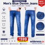 Slim Fit Blue Denim Jeans