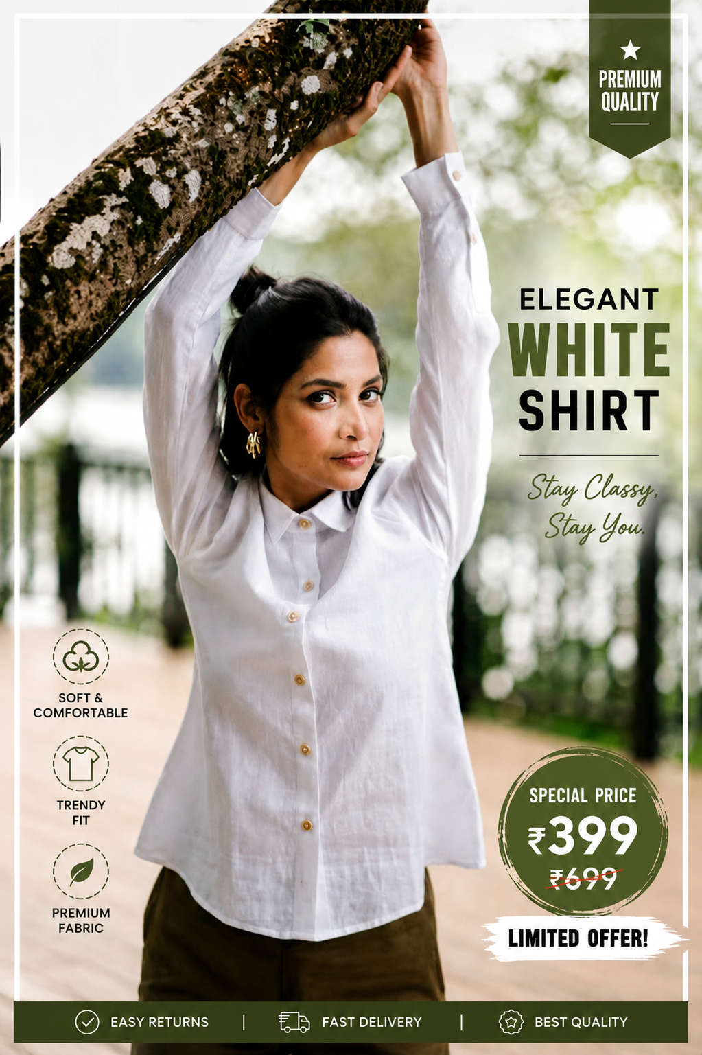 file_00000000d9507209a26b2501e0441439 “Minimal Chic White Shirt for Women – Trendy & Stylish” - Image 1