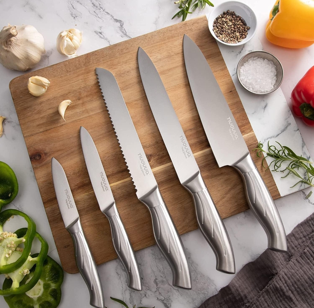 Oplus_131072 Premium Stainless Steel Knife Set (5 Pieces) - Image 1