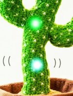 Dancing & Singing Cactus Toy with LED Lights – Funny Musical Talking Plush for Kids - Image 2