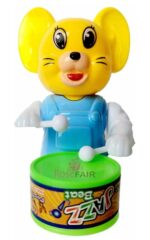 Musical Drum Mouse Toy – Cute Cartoon Drummer with Sound for Kids 🎵 - Image 4