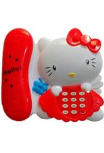 Cute Kitty Toy Phone with Keypad – Fun Learning & Music Toy for Kids - Image 2