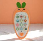 Carrot Shape Kids Learning Phone Toy – Music, Animal Sounds & Buttons - Image 3