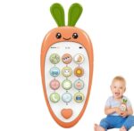 Carrot Shape Kids Learning Phone Toy – Music, Animal Sounds & Buttons - Image 4