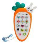 Carrot Shape Kids Learning Phone Toy – Music, Animal Sounds & Buttons
