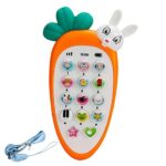 Carrot Shape Kids Learning Phone Toy – Music, Animal Sounds & Buttons