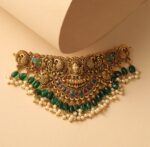 Temple Jewelry Choker Set (Lakshmi Design) - Image 4