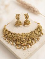 Temple Jewelry Choker Set (Lakshmi Design)