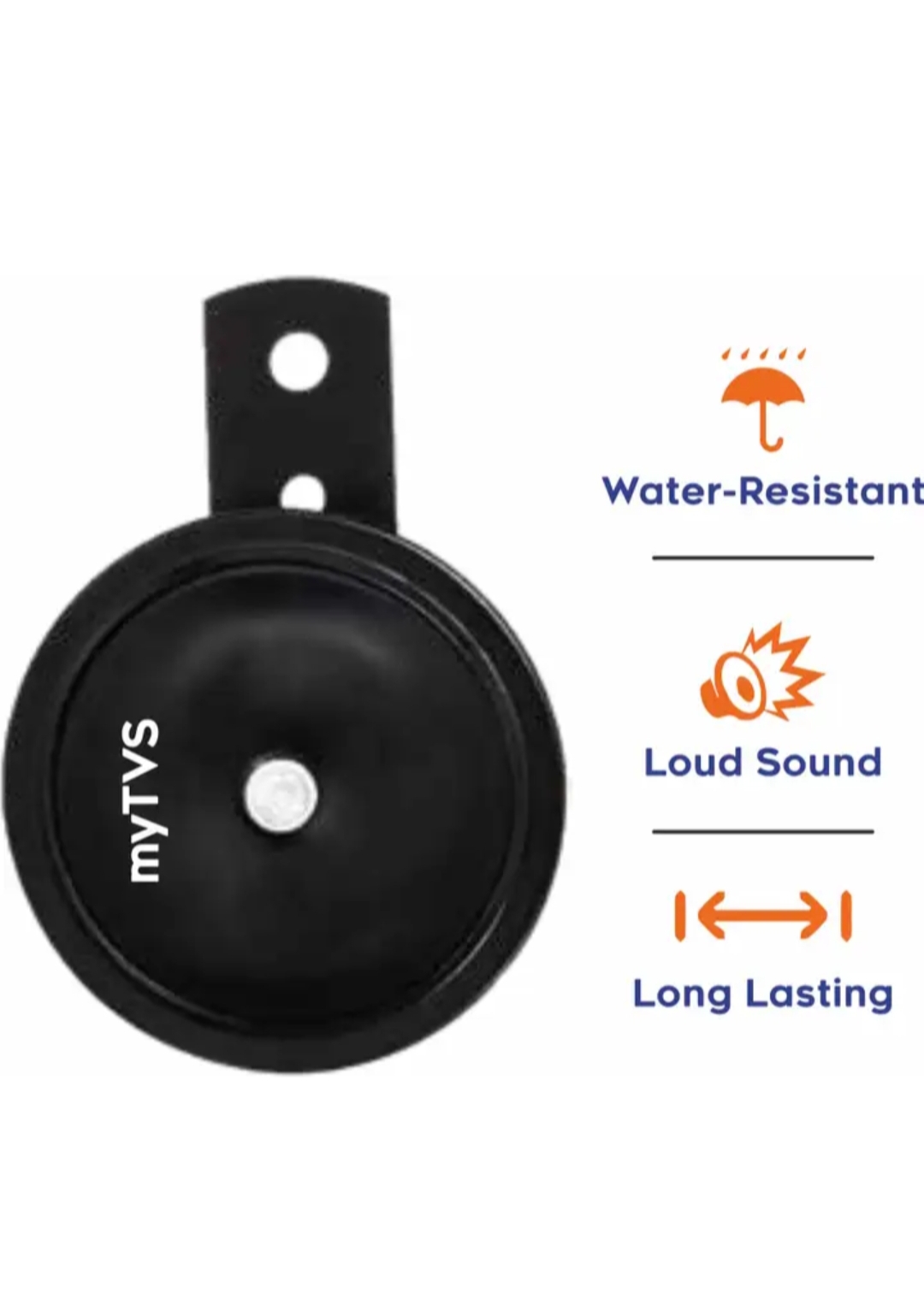 Oplus_131072 Mytvs Waterproof Electric Bike/Scooter Horn – Loud Sound, Long Lasting Durable Design - Image 1