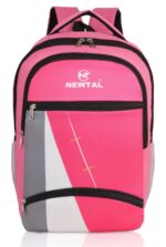 Stylish NEWTAL Pink Backpack with Multiple Compartments & Side Pockets