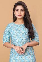 "Mustard Yellow Rayon Straight Kurti with Floral Embroidered Placket – Ethnic Wear for Women"